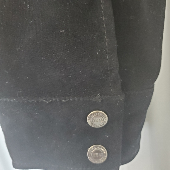 ITEM BY DALIA | Suede-Like Button Down  Top - Picture 3 of 8